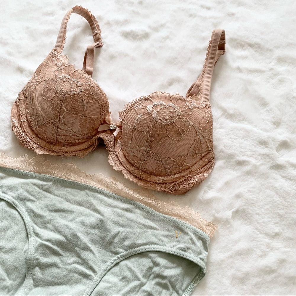 VS | Body by Victoria Lightly Lined Demi Bra and Bikini Undie